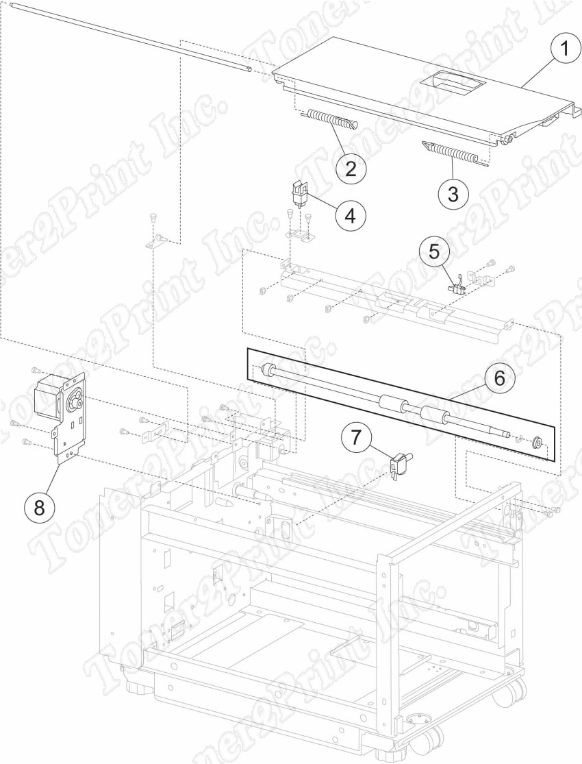 40X0775 is represented by #6 in the diagram below.