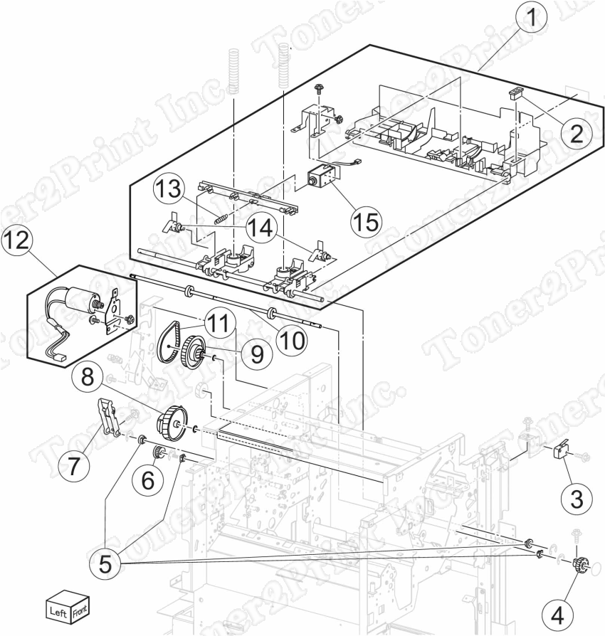 40X0874 is represented by #14 in the diagram below.