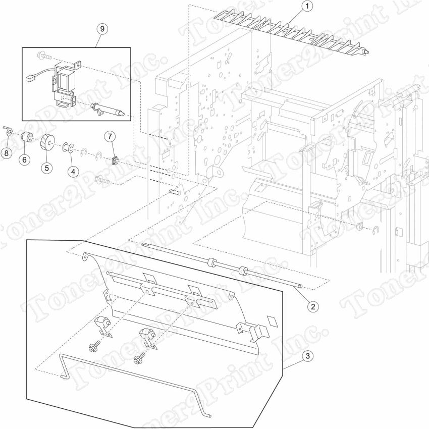 40X0917 is represented by #9 in the diagram below.