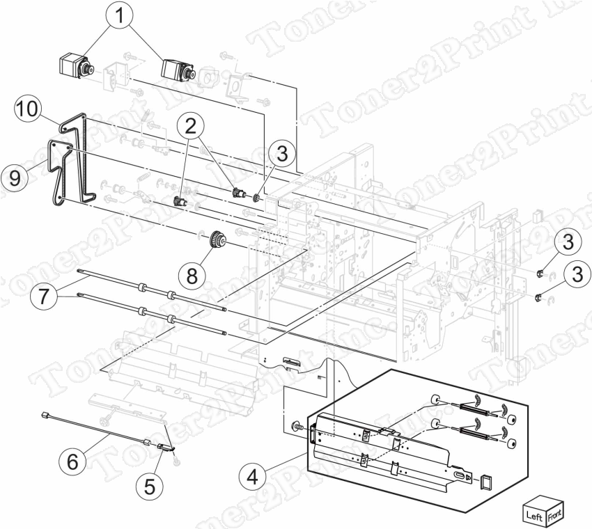 40X0921 is represented by #5 in the diagram below.