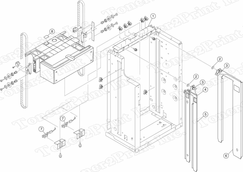 40X1184 is represented by #7 in the diagram below.