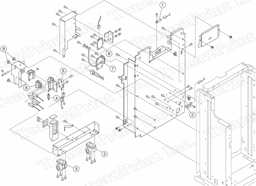 40X1244 is represented by #1 in the diagram below.