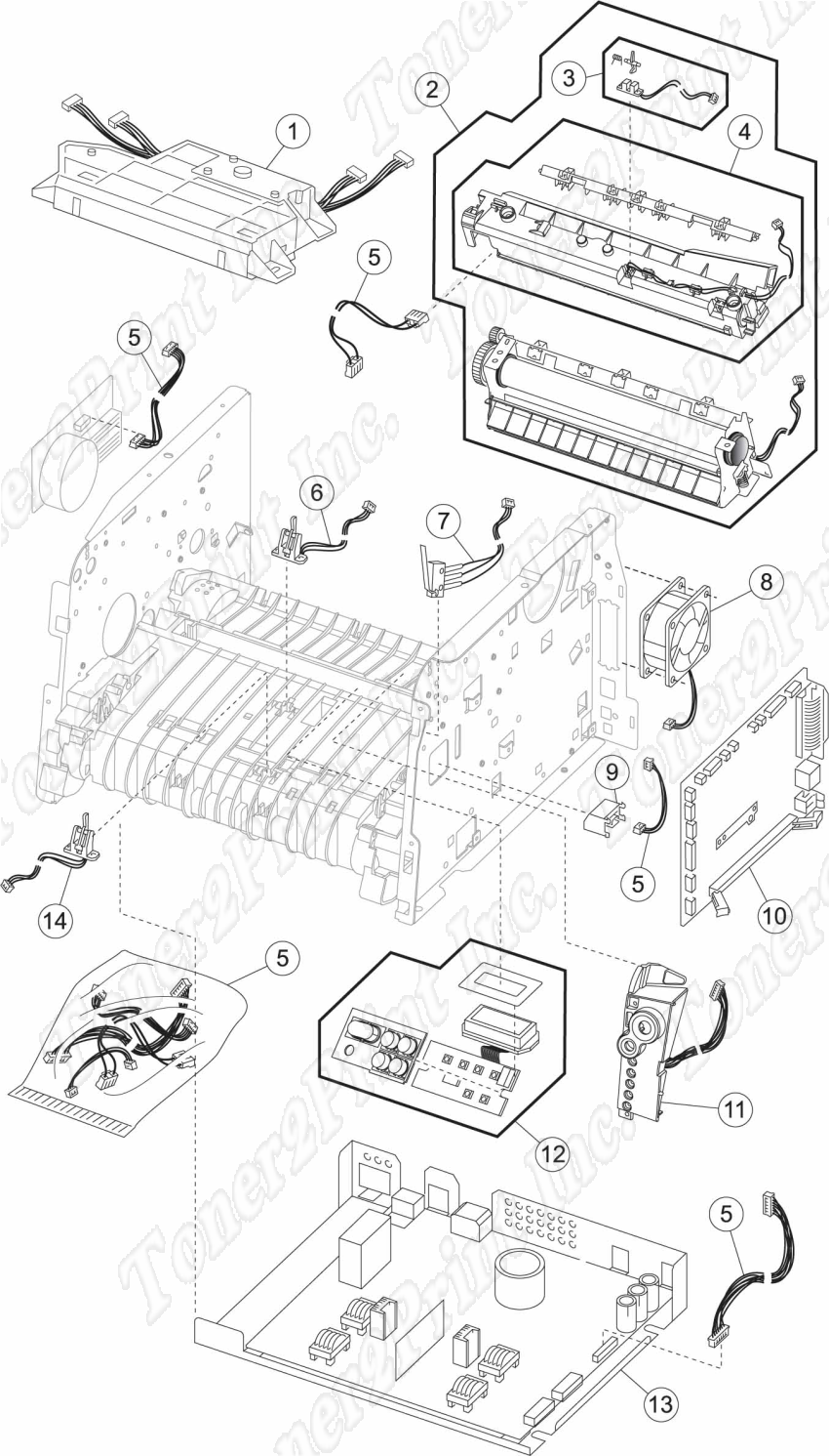 40X1324 is represented by #14 in the diagram below.