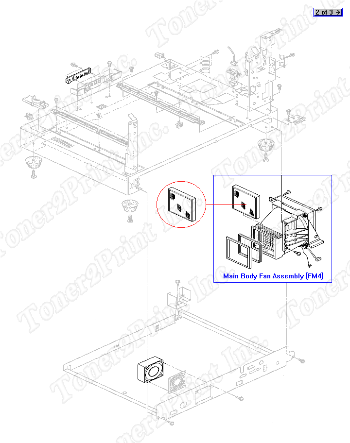 07BA-9601KC is represented by #3 in the diagram below.