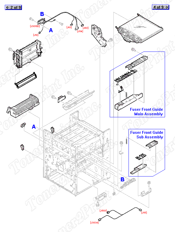 RG5-5925-020CN is represented by #10 in the diagram below.