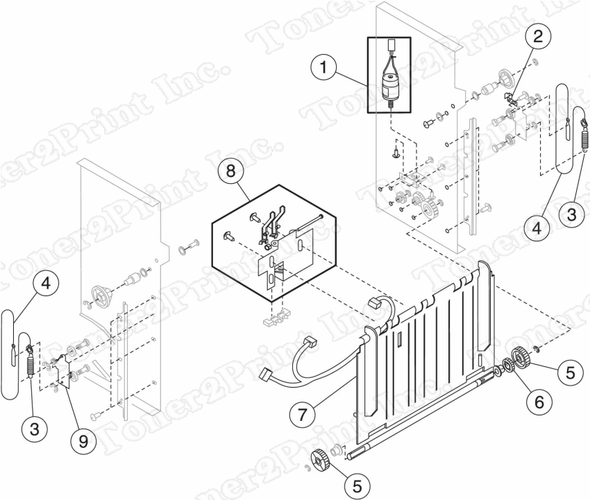 40X2614 is represented by #4 in the diagram below.