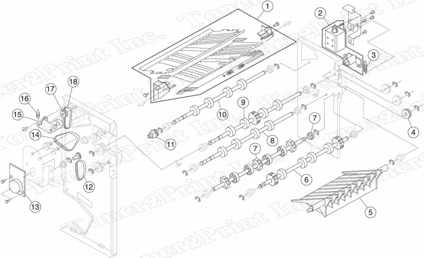 40X2615 is represented by #2 in the diagram below.