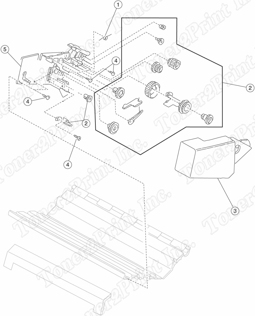 40X2936 is represented by #3 in the diagram below.