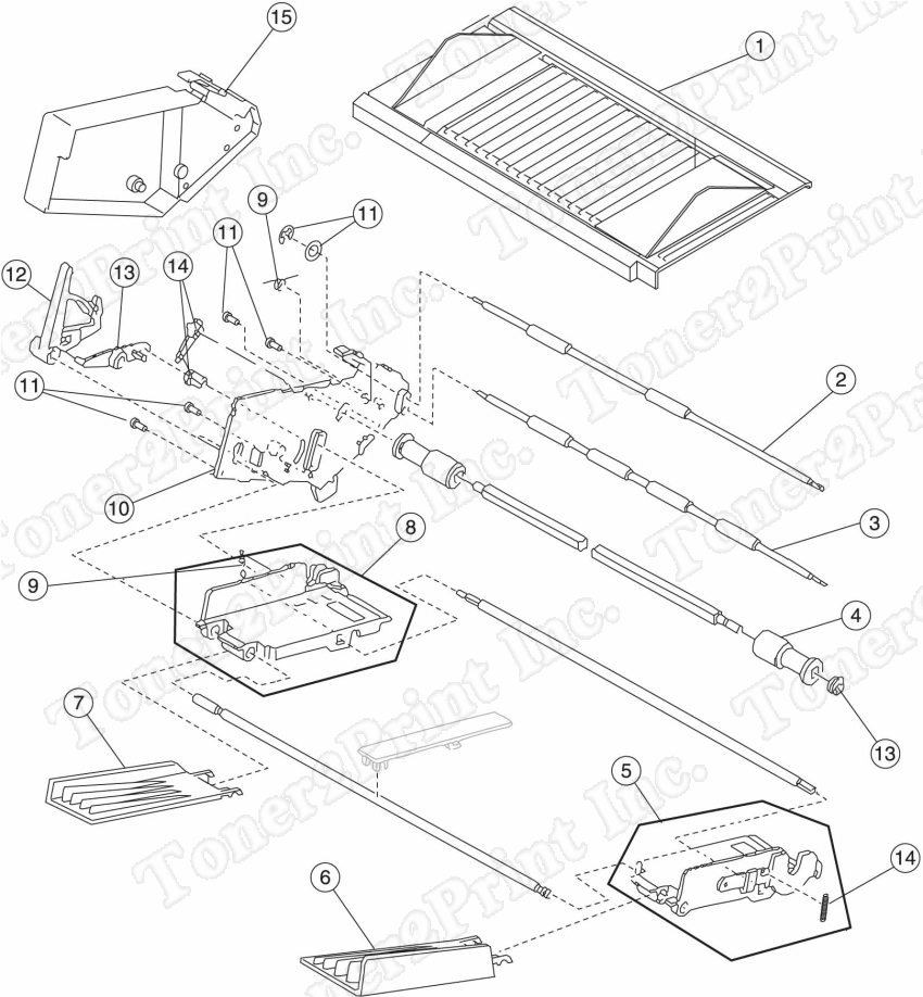 40X3004 is represented by #5 in the diagram below.