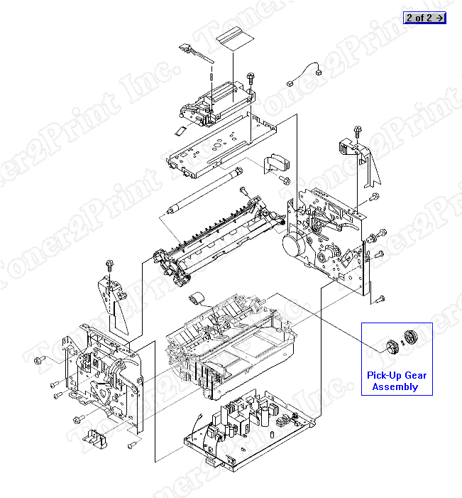 RM1-0566-040CN is represented by #10 in the diagram below.