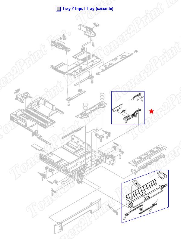 44213 - RM1-1922-000CN Tray 2 Input Tray