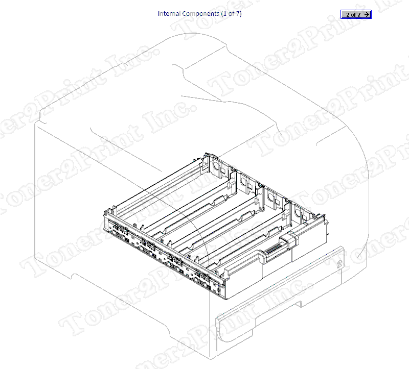 RM1-4836-000CN is represented by #2 in the diagram below.