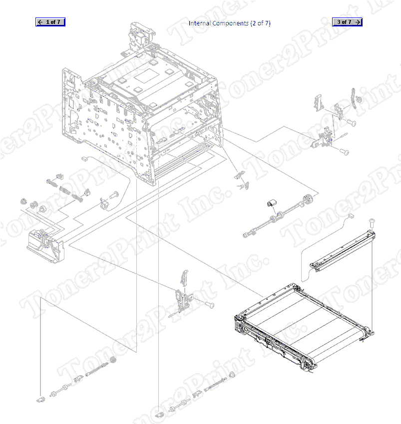 RM1-4850-000CN is represented by #4 in the diagram below.