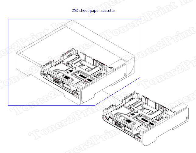 RM1-4901-000CN is represented by #2 in the diagram below.