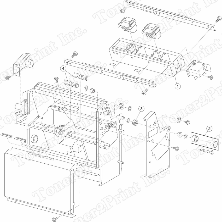 40X3990 is represented by #2 in the diagram below.