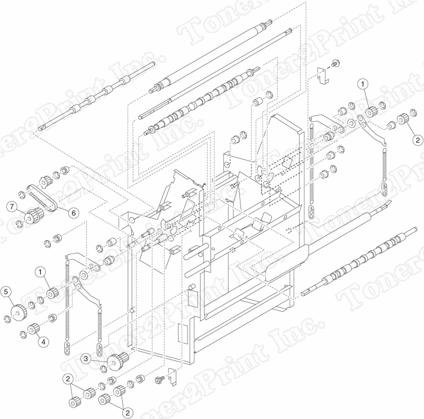 40X4004 is represented by #7 in the diagram below.