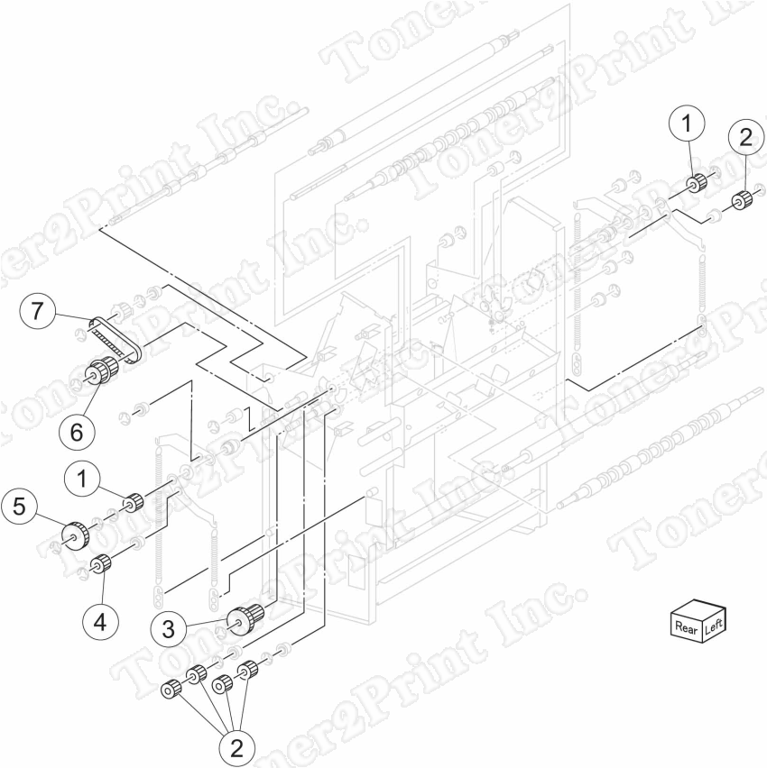 40X4006 is represented by #2 in the diagram below.