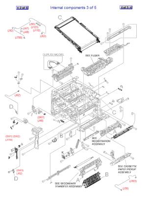 RM1-5723-000CN is tagged by a * in the diagram above.