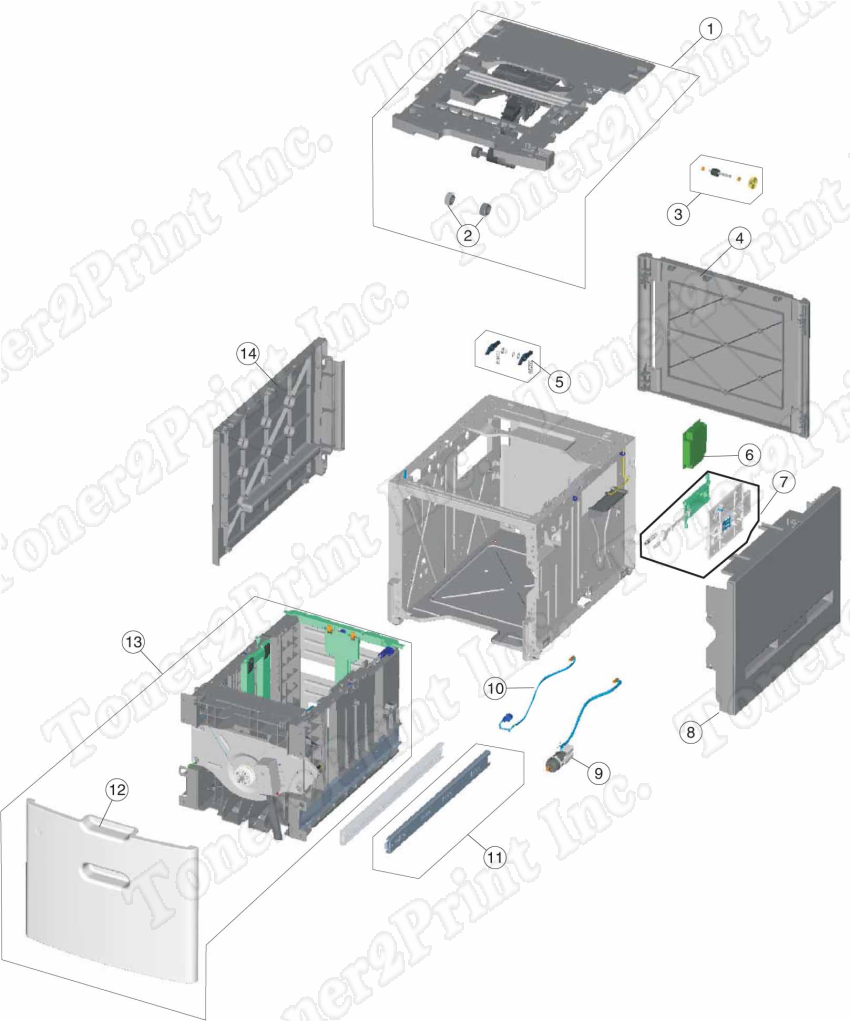 40X4585 is represented by #5 in the diagram below.