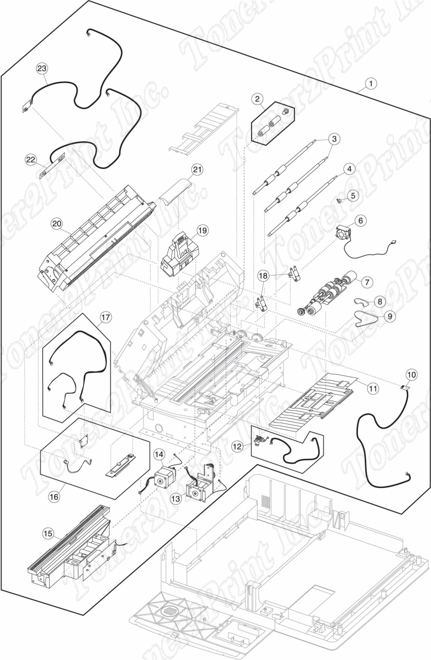 40X6448 is represented by #18 in the diagram below.