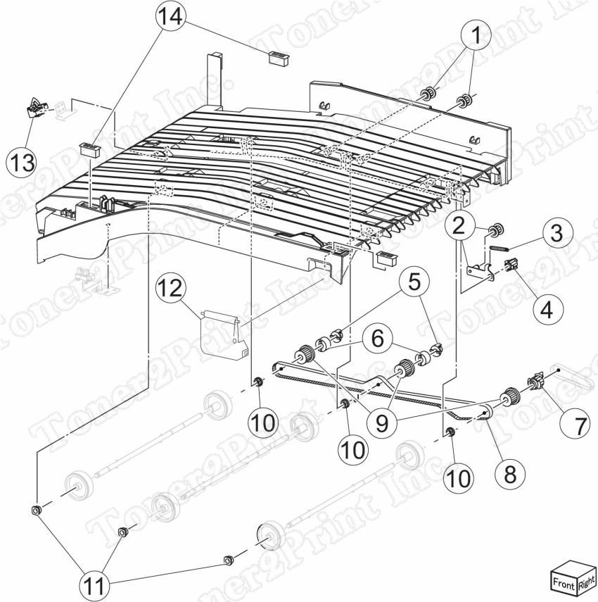 40X6840 is represented by #4 in the diagram below.