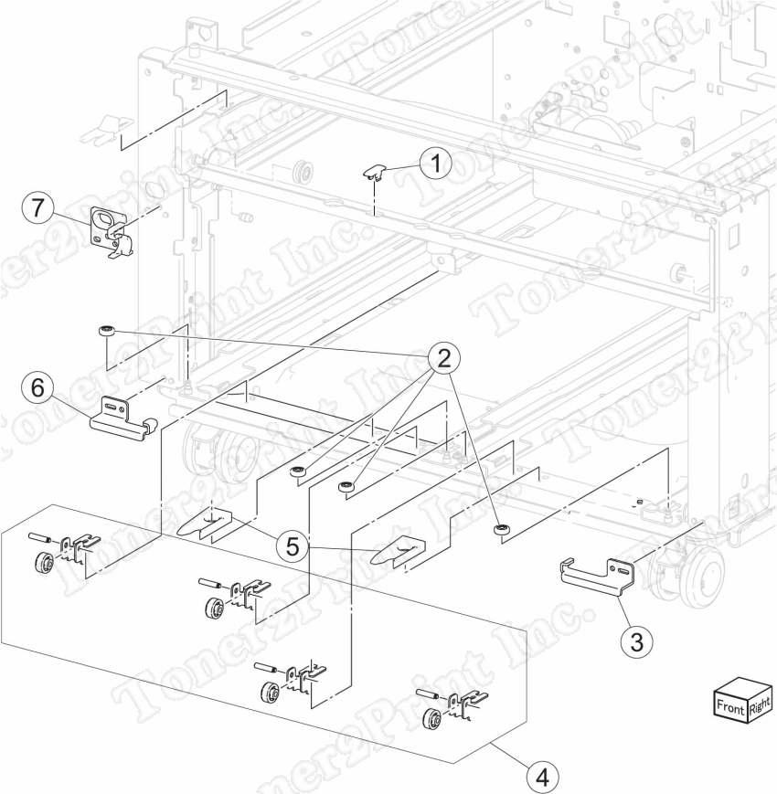 40X7343 is represented by #4 in the diagram below.