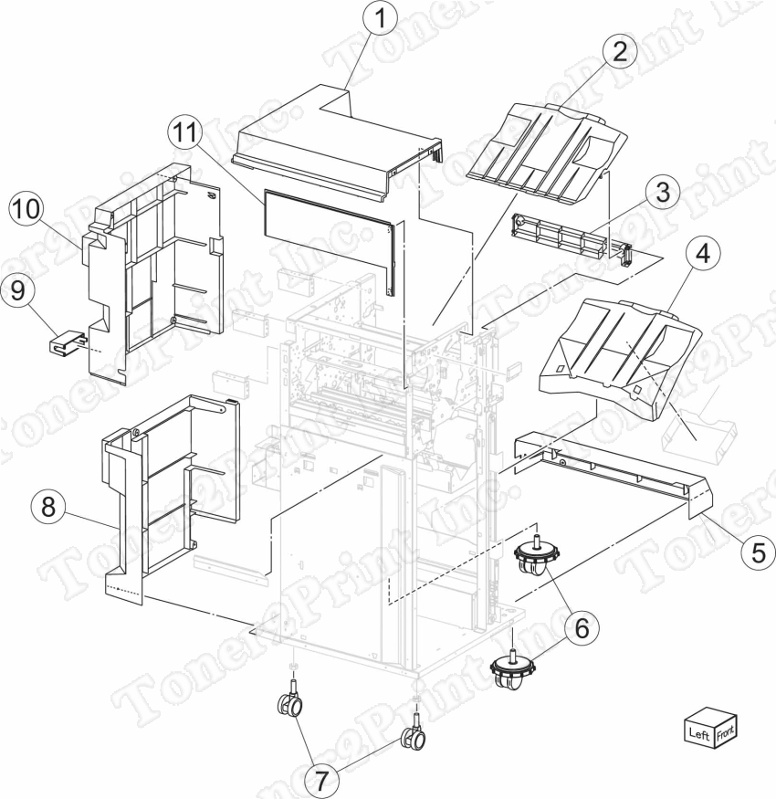 40X7418 is represented by #8 in the diagram below.