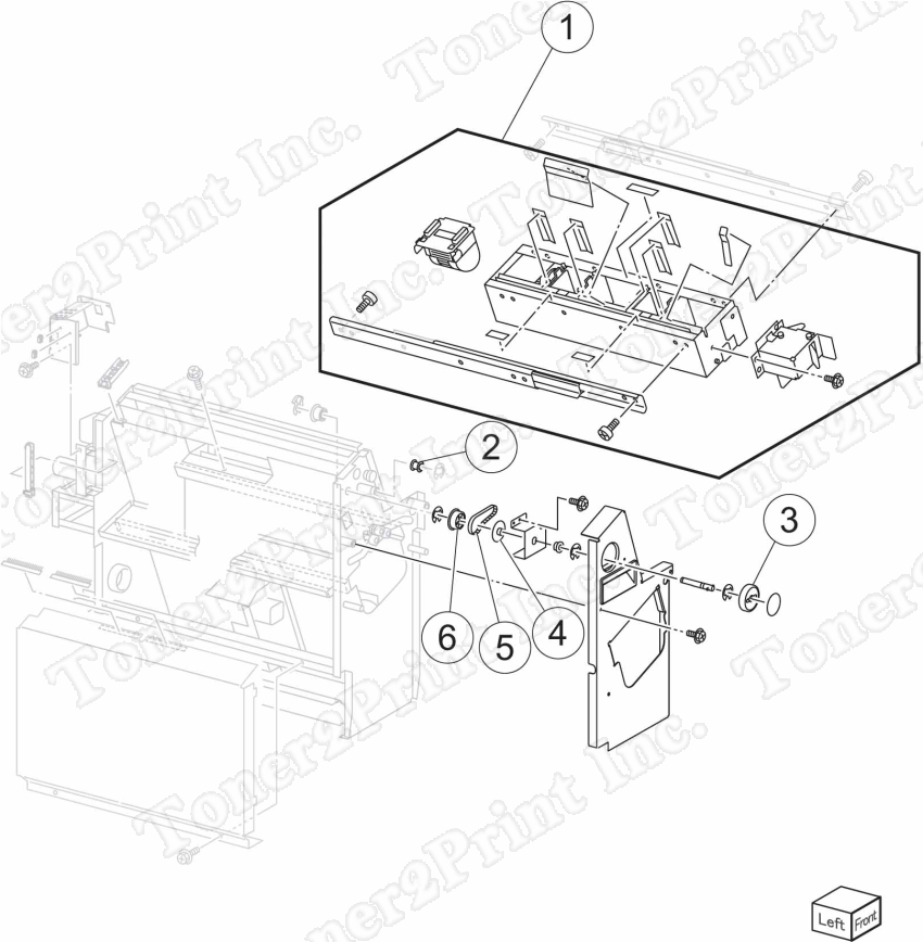 40X7486 is represented by #1 in the diagram below.