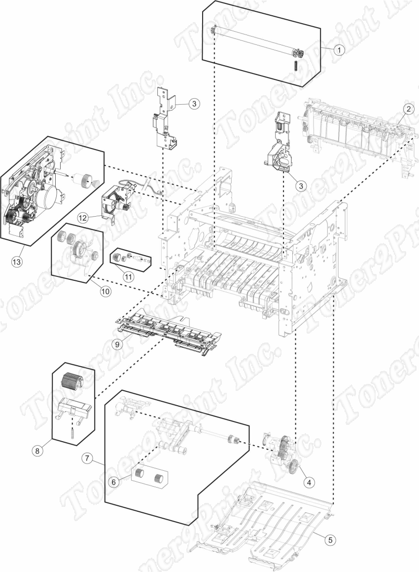 40X8085 is represented by #13 in the diagram below.