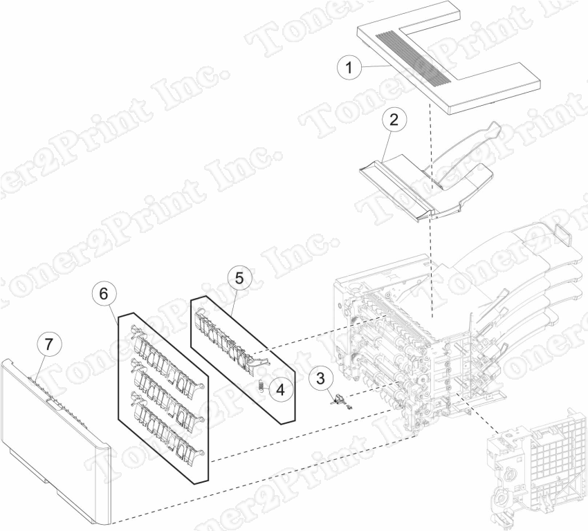 40X8196 is represented by #1 in the diagram below.